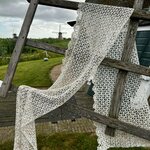 Haakpatroon "Vlinders" haakpatroon voor een rechte kantshawl 