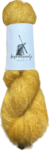 Kid mohair DK Fluff hand geverfd kleur nr 30 okergeel