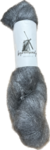 Kid mohair DK Fluff hand geverfd kleur nr 61 midden grijs 