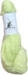 Kid mohair DK Fluff hand geverfd kleur nr 44 licht geelgroen