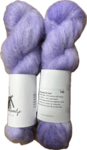 Kid mohair DK Fluff hand geverfd kleur nr 606 lila