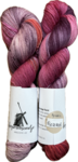 Koperdraadje merino sok High Twist kleur "Rozerood"