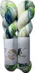 Koperdraadje merino sok High Twist kleur "Lente in de lucht"