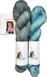 Makkie wol pakket Merino sok/kid mohair