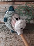 Haakpakket samba Dino 'Hallo Dino" inclusief sambabal! Haakpakket samba Dino 'Hallo Dino" inclusief sambabal!