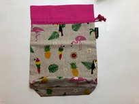 Project tasje voor een klein brei of haakwerkje Project tasje voor een klein brei of haakwerkje
