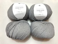Rico Essentials Mega Wool Chunky nr 013 (grijs) 7 bollen OP = OP Rico Essentials Mega Wool Chunky nr 013 (grijs) 7 bollen OP = OP