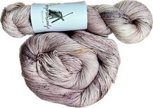 Koperdraadje merino sok kleur "Bosbes" Koperdraadje merino sok kleur "Bosbes"