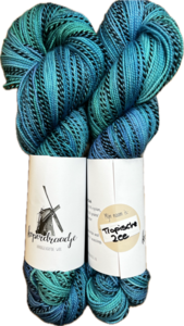 Koperdraadje zebra sok kleur "Tropische zee"